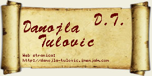 Danojla Tulović vizit kartica